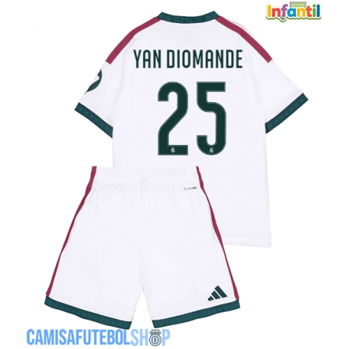 Camisa de time de futebol Real Madrid Yan Diomande #25 Replicas 1º Equipamento Infantil 2026-27 Manga Curta (+ Calças curtas)
